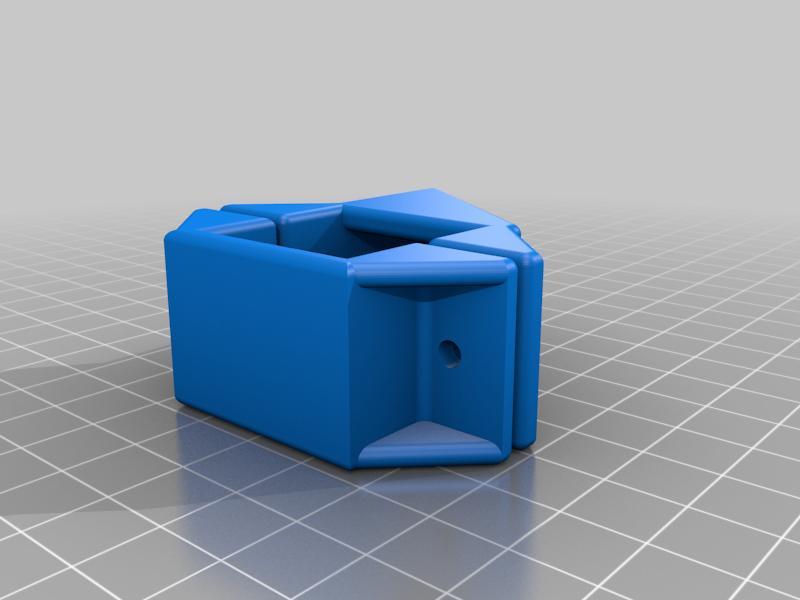 camera d455 horizontal in 25mm tube