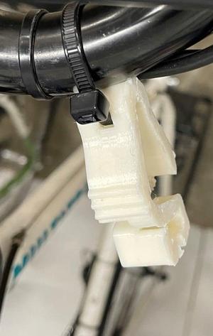 Glove Clip with Zip Tie hole