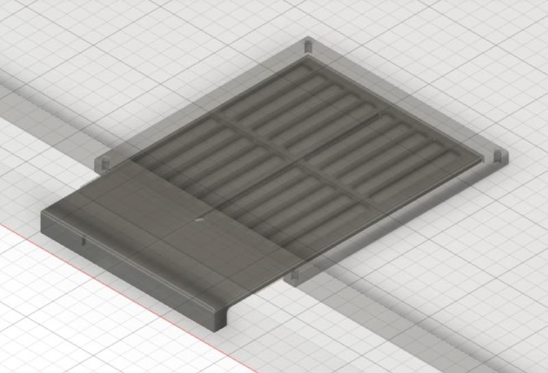 Bee escape bypass, Bienenfluchtumgehung mit Schieber