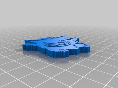 llavero gengar key chain