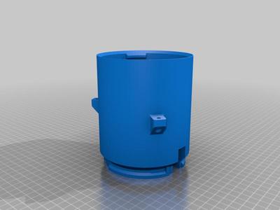 Refill module with cord cutout