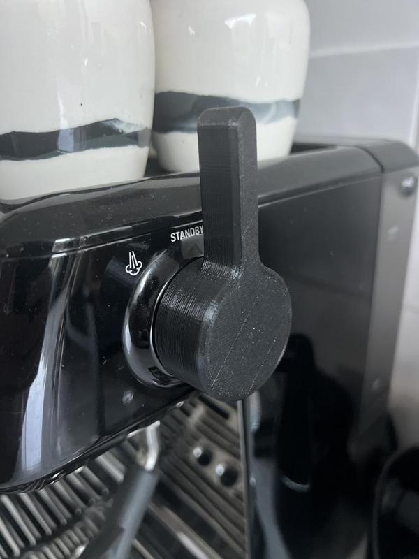 Breville BES870 steam wand handle retrofit