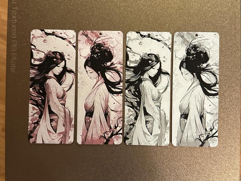Japanese Woman Sakura Bookmarks