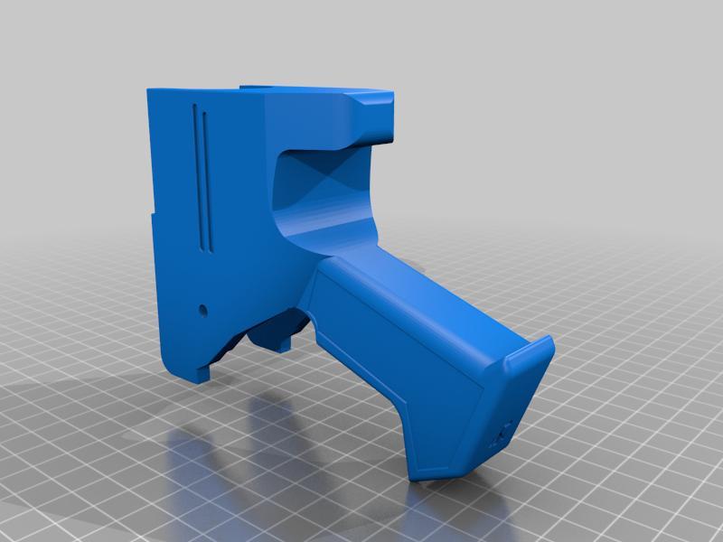 Desert Tech MDR handgrip mod for airsoft gun