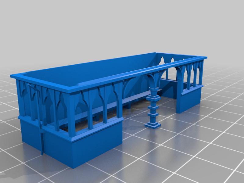 n scale station shelter