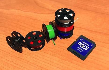 filament spool keyring