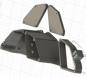  button box gt1 evo (new front mount 500mm)