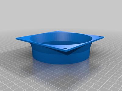 140mm fan to 5 inch (ID) tube/duct