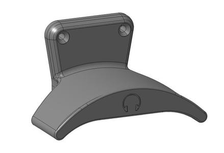 Headphone hanger wall mounted 70mm symbol