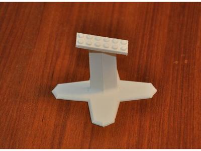 Display stand for LEGO X-Wing 75102