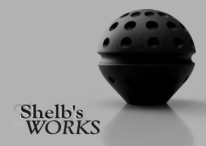 Golf ball style gear knob M10   