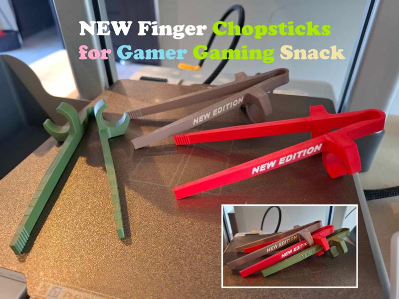 NEW Finger Chopsticks for Gamer Gaming Snack