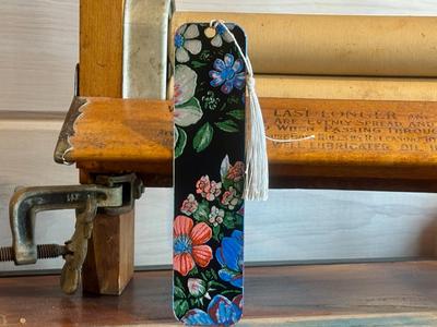 Colourful Flower 2D art bookmark