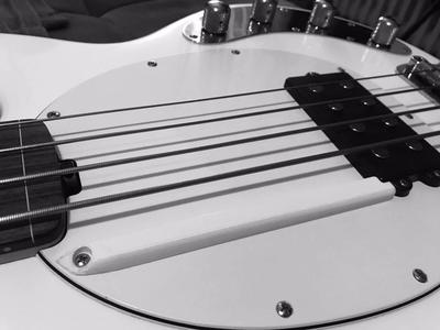 Bass guitar thumb rest