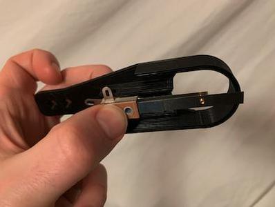 Virtual Pinball RGB Pinball Button - Holder for 3 Prong Leaf Switches  