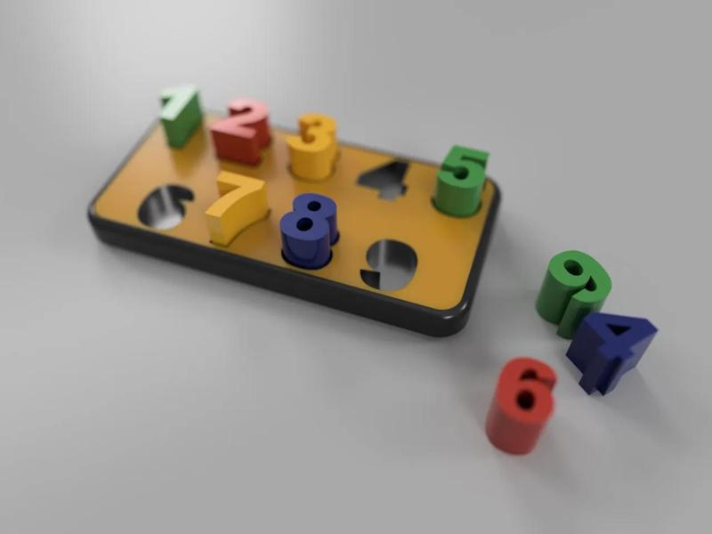 Educational game: Numbers and puzzles   