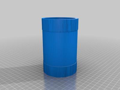 Wooden can holder