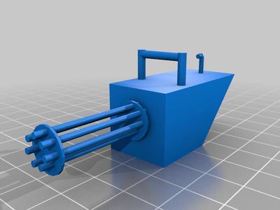 gatling gun