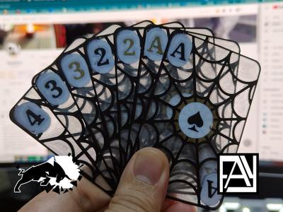 Holloween playing cards