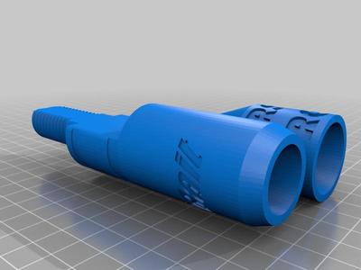 Ice fishing rod handle 