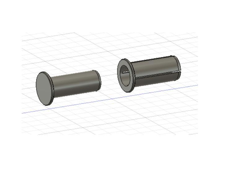 Ø 18mm x 40mm Steckverbinder