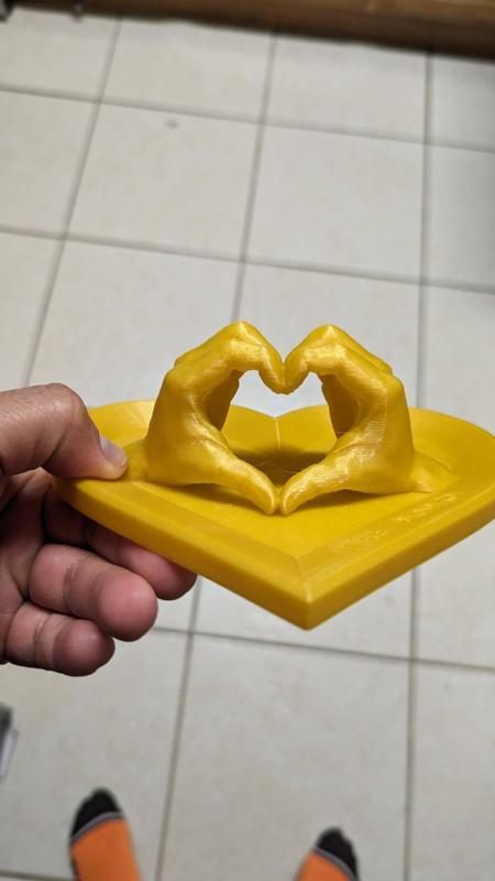 Te Amo ( i Love You ) heart with hands