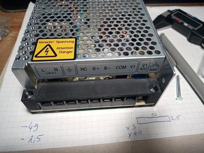 Meanwell AD-155 cover plate