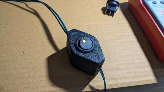 inline 12v toggle switch housing   