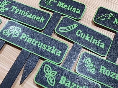 Customizable garden labels