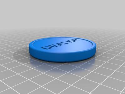 Poker Dealer Button