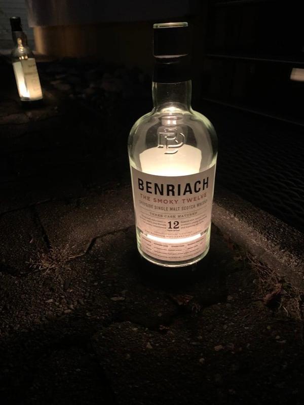 Whisky-Bottle Candle Lights