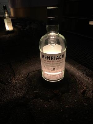 Whisky-Bottle Candle Lights