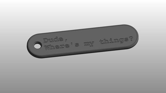 "Dude, Where's my things?" - Keychain (and an explanation)