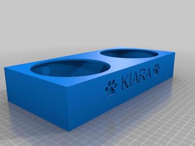 Dog bowl stand