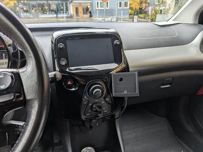 Hazard switch mount point Peugeot 108 / Citroen C1 gen 2 / Aygo gen 2