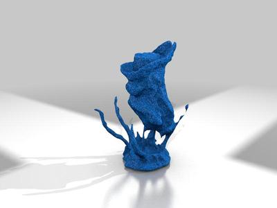 Ana's Davy Jones Clay Sculpture