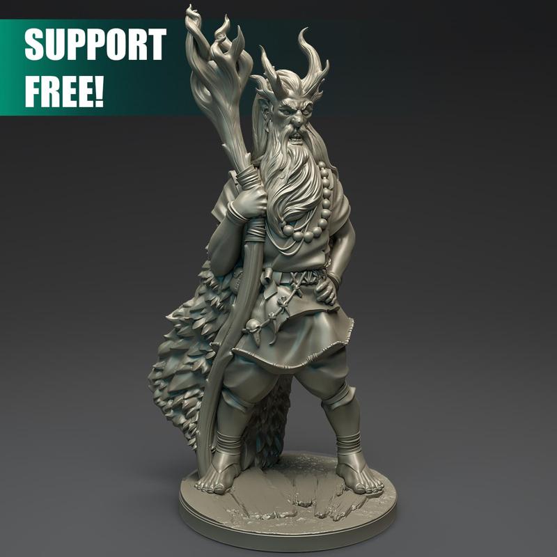 Woodland Druid, Eldbur