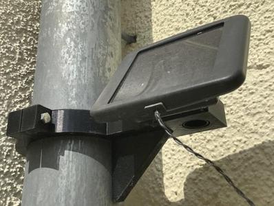 Holder for solar cell
