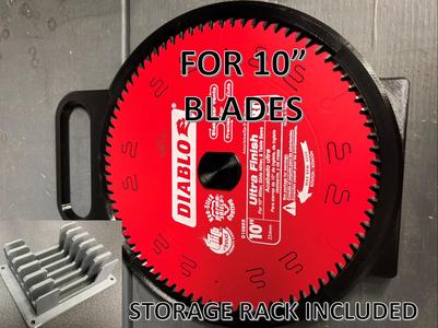10" Saw Blade Holder w/ Modular Rack