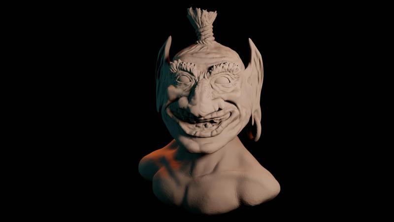 Troll fantasy bust