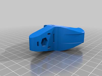 41 mm tube mount using ziptie