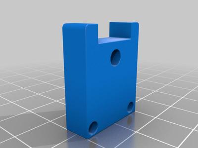 linear rail Endstop and limit switch mount 