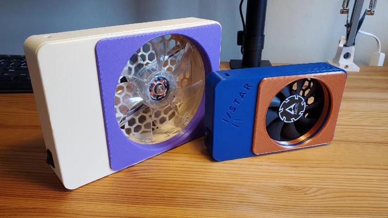 Solder Fume Extractor 120/25mm (FreeCAD)   