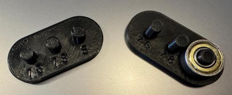 jauge de test pour roulement 608 diamètre interieur   