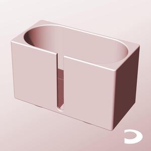 CX68-90-SB Slotted Modular Stacking Storage Boxes | Printable Objects - Infinite Containers | stl file for 3d printing