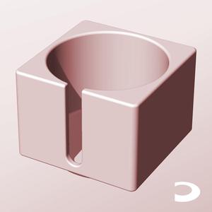 CS68-55-S Slotted Modular Stacking Storage Boxes | Printable Objects - Infinite Containers | stl file for 3d printing