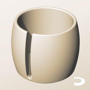 CR96-95-S Slotted Modular Stacking Storage Boxes Bins | Printable Objects - Infinite Containers | stl file for 3d printing