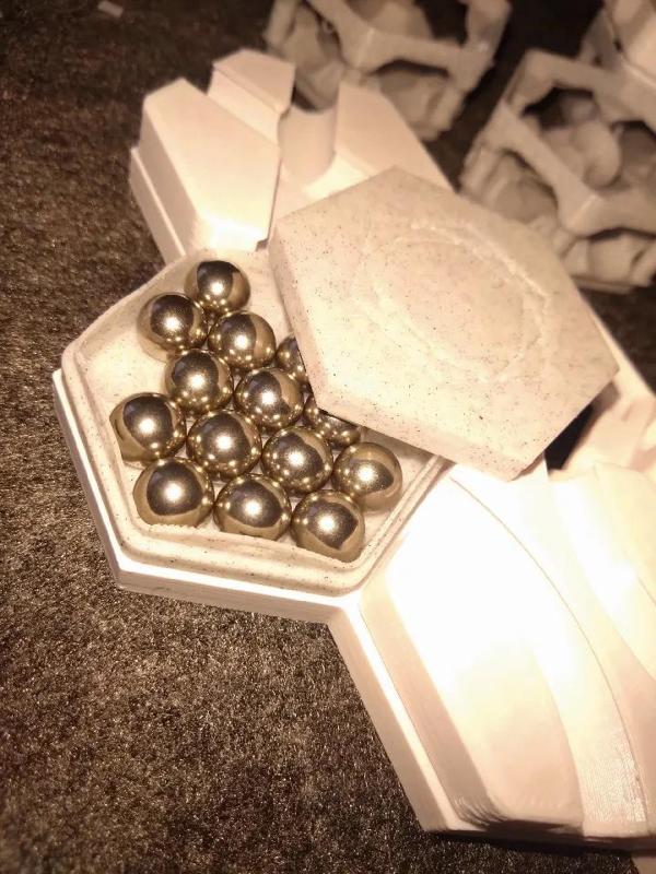 Hextraction marble bin   