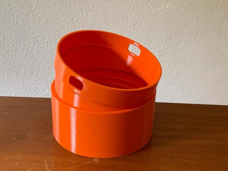 Pinguino De Longhi Portable Air Conditioner air vent, exhaust adapter connector approx 130/135mm   