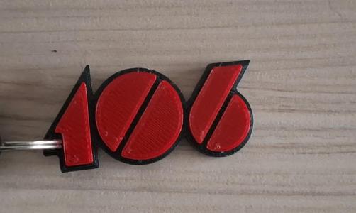 Peugeot 106 keychan   